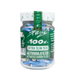 PURIZE® Aktivkohlefilter XTRA Slim 100er Blue