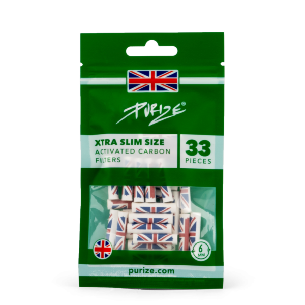 PURIZE® Aktivkohlefilter XTRA Slim Size 33 UK